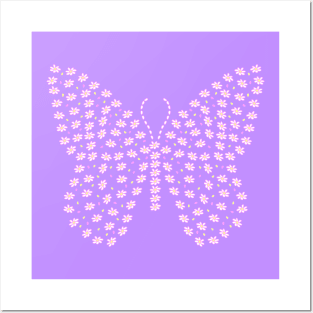 Butterfly Daisy Posters and Art